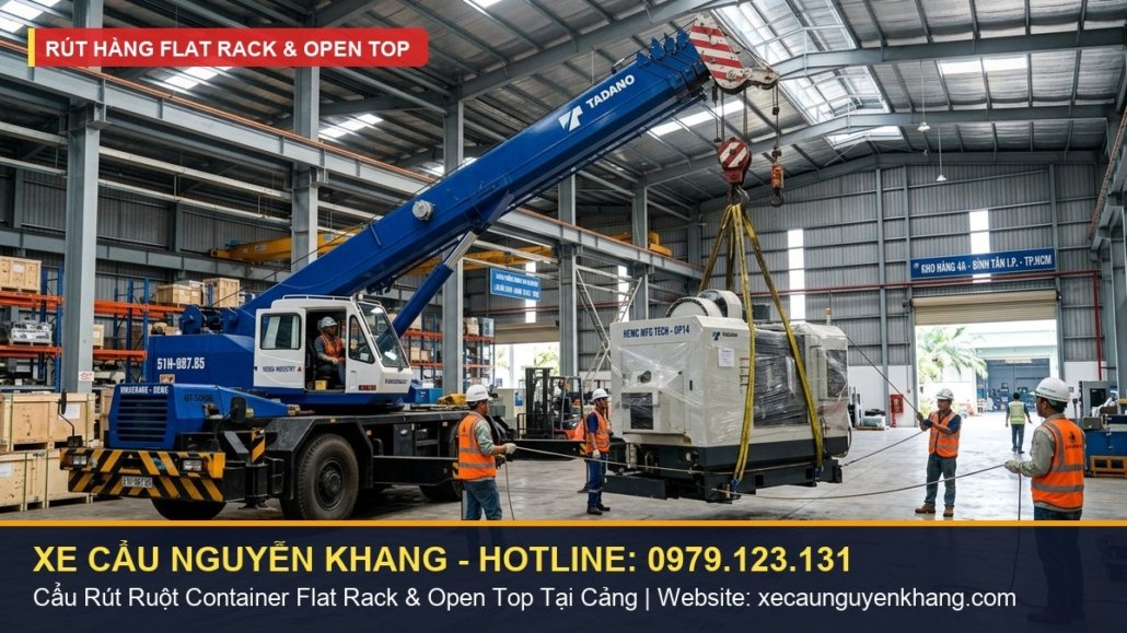 Dịch vụ xe cẩu hàng quá khổ quá tải từ TPHCM đi Cụm cảng Quốc tế Cái Mép – Thị Vải & KCN Phú Mỹ (Bà Rịa – Vũng Tàu)