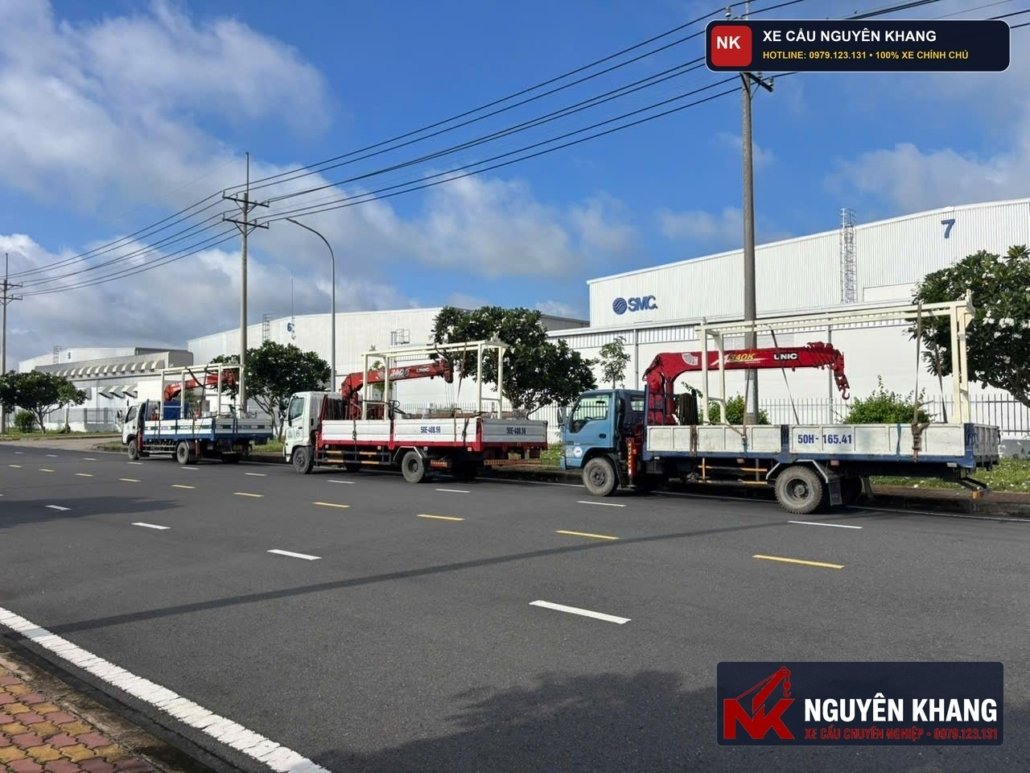 Dịch Vụ Xe Cẩu Hạ Chôn Ngầm Bồn Chứa Xăng Dầu, Téc Dầu Trạm Nhiên Liệu TPHCM