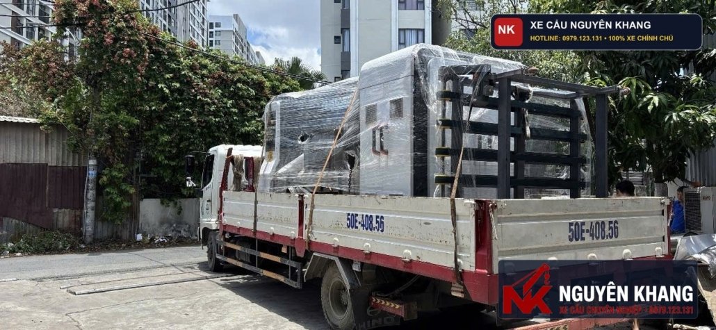 Dịch Vụ Xe Cẩu Hàng Nặng, Cẩu Hàng Quá Khổ Quá Tải Giá Tốt Nhất TPHCM